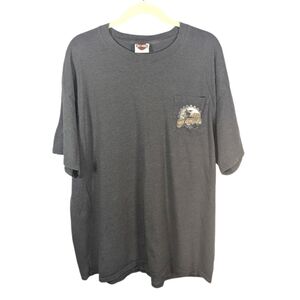 Vintage Harley Davidson Hill City South Dakota Sturgis Ralley Mens 2XL